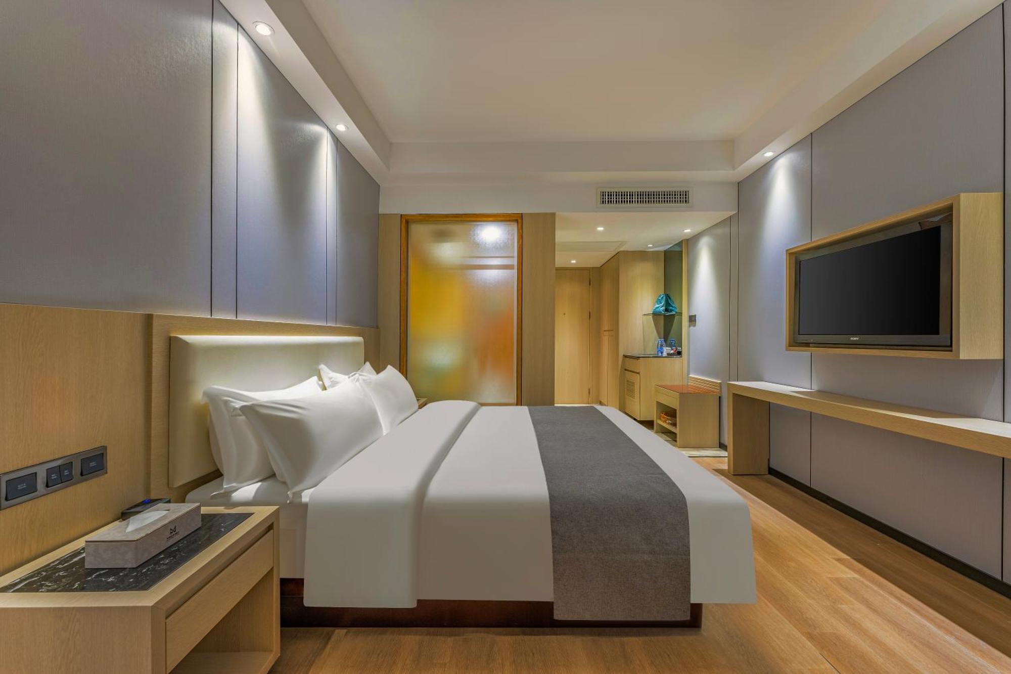 Meihao Mingyue Hotel International Finance City Keyun Road Metro Branch Canton Extérieur photo