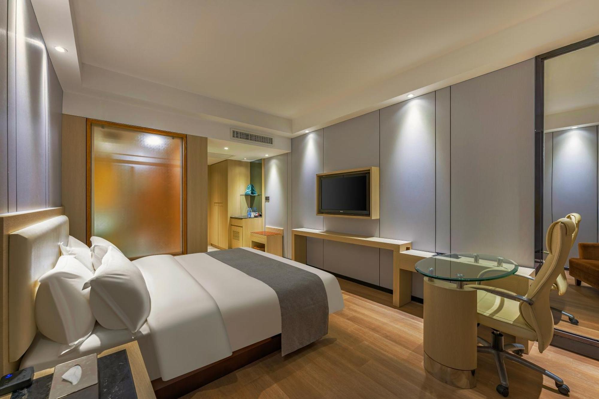 Meihao Mingyue Hotel International Finance City Keyun Road Metro Branch Canton Extérieur photo