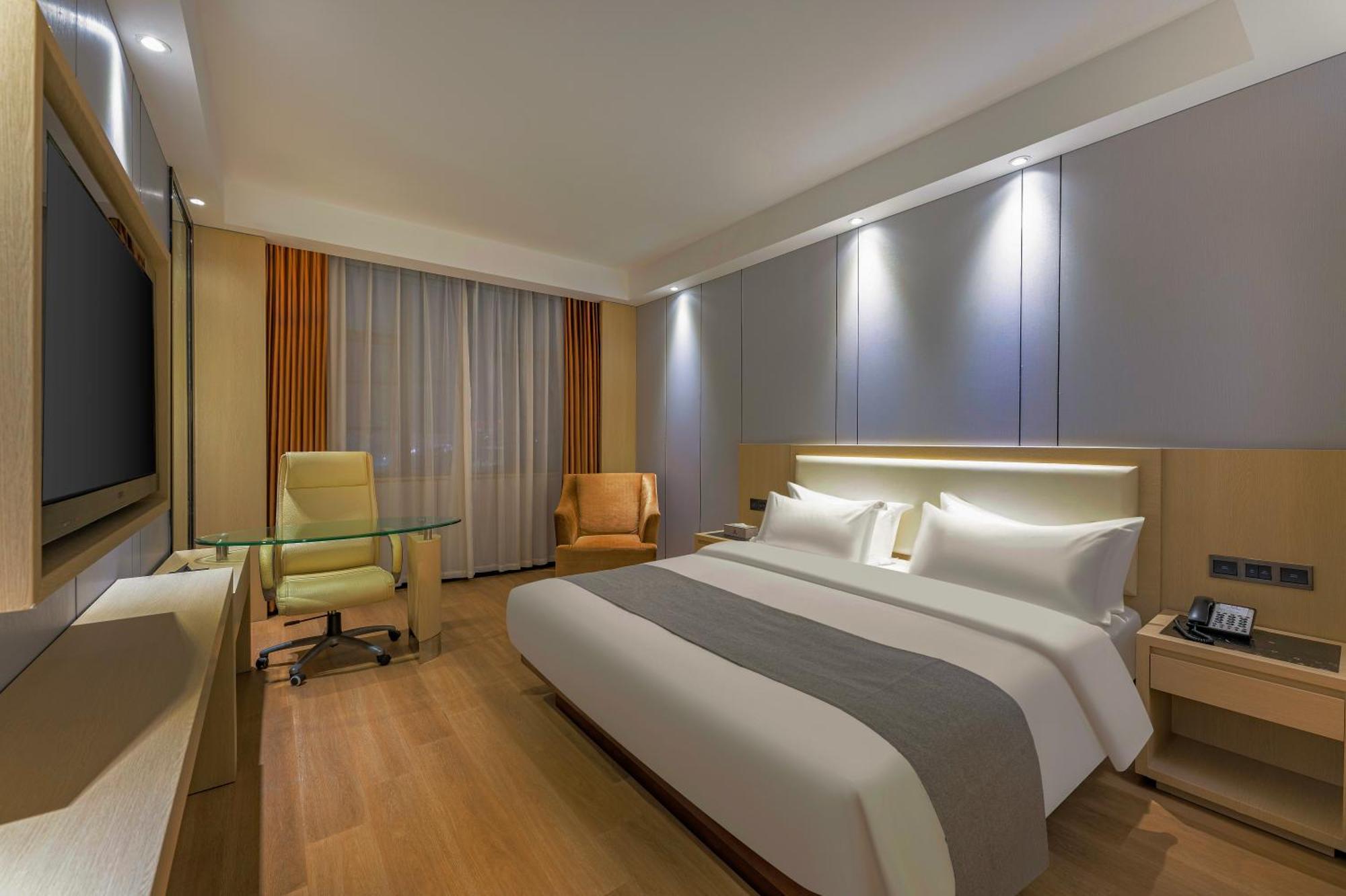 Meihao Mingyue Hotel International Finance City Keyun Road Metro Branch Canton Extérieur photo
