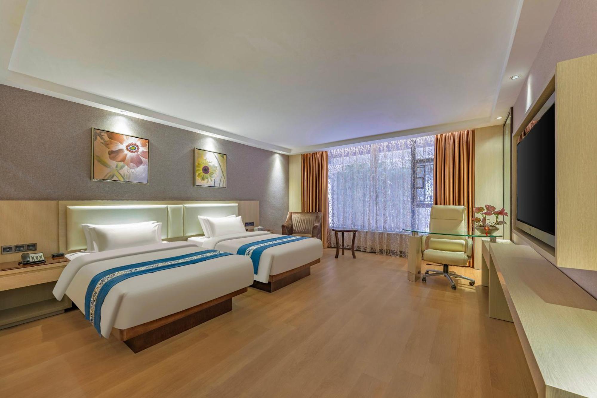 Meihao Mingyue Hotel International Finance City Keyun Road Metro Branch Canton Extérieur photo