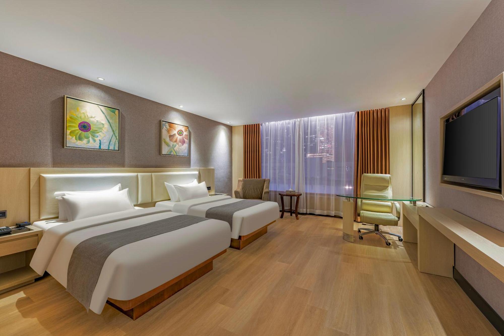 Meihao Mingyue Hotel International Finance City Keyun Road Metro Branch Canton Extérieur photo